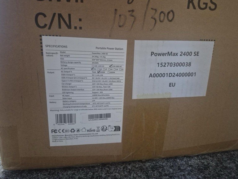 Оголошення OSCAL PowerMax 2400 SE Б/У