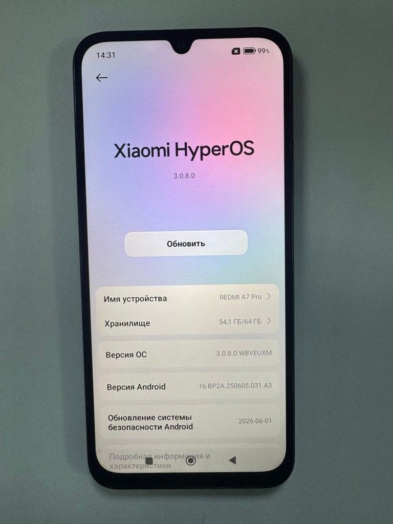 Розпродаж Xiaomi Redmi A7 Pro 4/64GB Black, продавець Техноскарб