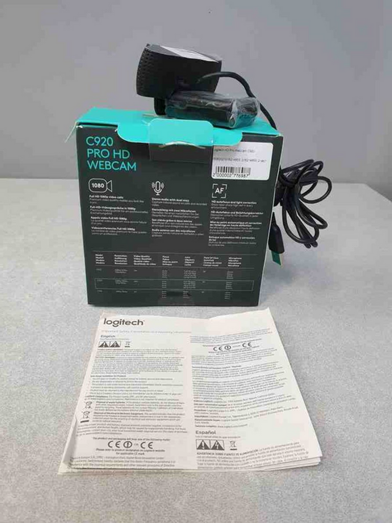 Logitech hd pro webcam c920 Код:2000002776987. Изображение 4