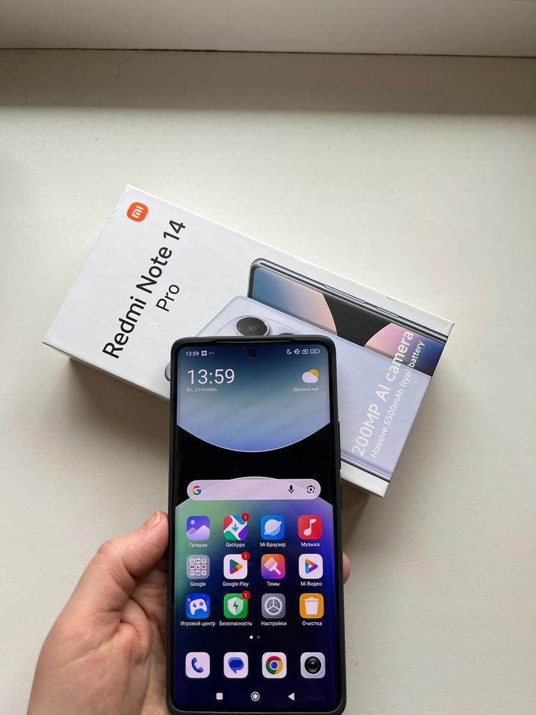 Купити Xiaomi Redmi Note 14 Pro 8/256GB Ocean Blue Б/У