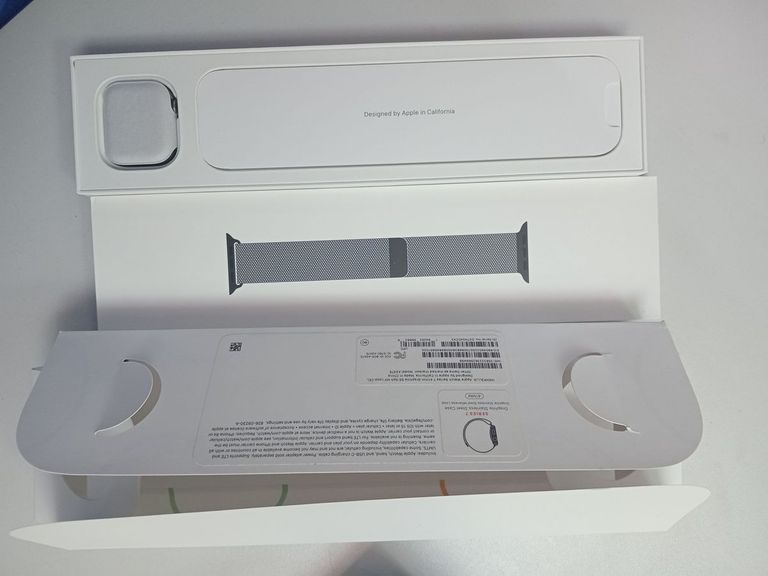 Купити Apple Watch Series 5 LTE 44mm Steel w. Steel Milanese Loop - Steel (MWW32) Б/У