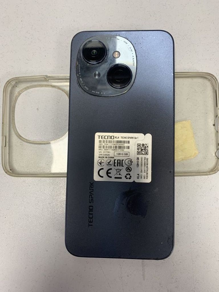 Дешево Tecno spark go 1 kl4 3/128gb з ломбарду