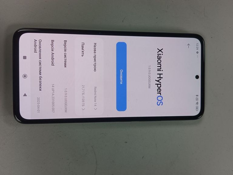 Дешиво Xiaomi redmi note 14 6/128gb с ломбарда