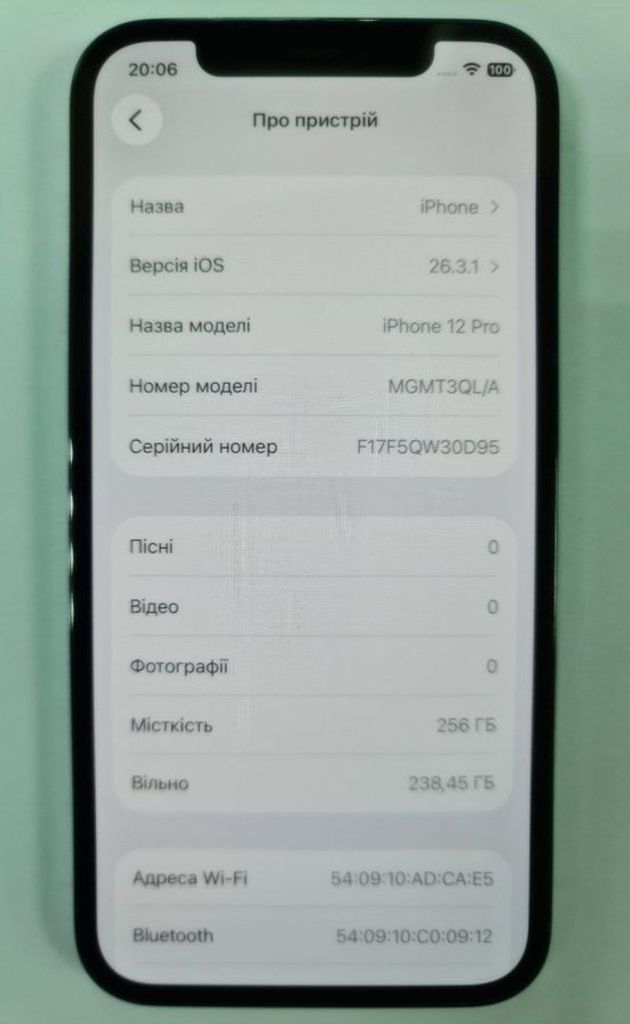 Дешиво Apple iphone 12 pro 256gb с ломбарда