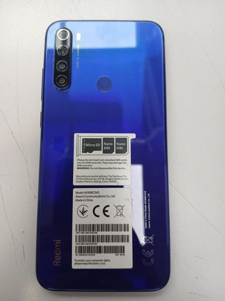 Купити Xiaomi Redmi Note 8T 4/64GB Blue Б/У
