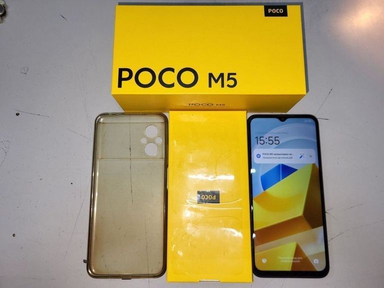 Купить Xiaomi Poco M5 4/64GB Black Б/У
