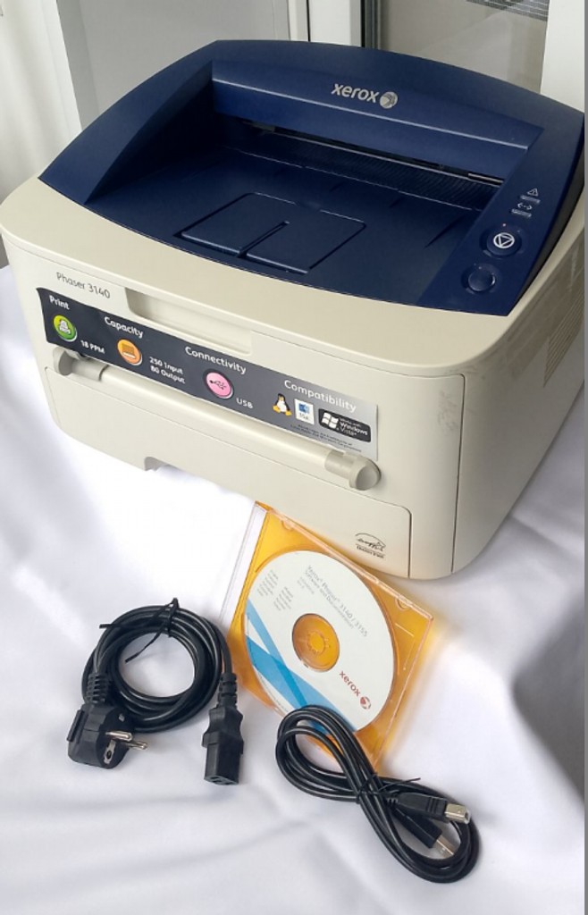Принтер б/в лазерний ч/б Xerox Phaser 3140 Код:null. Зображення 4