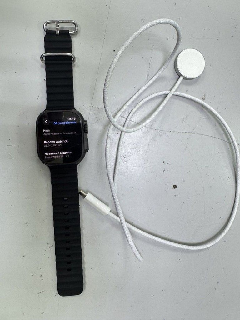 Оголошення Apple watch ultra 2 gps + cellular 49mm titanium case Б/У