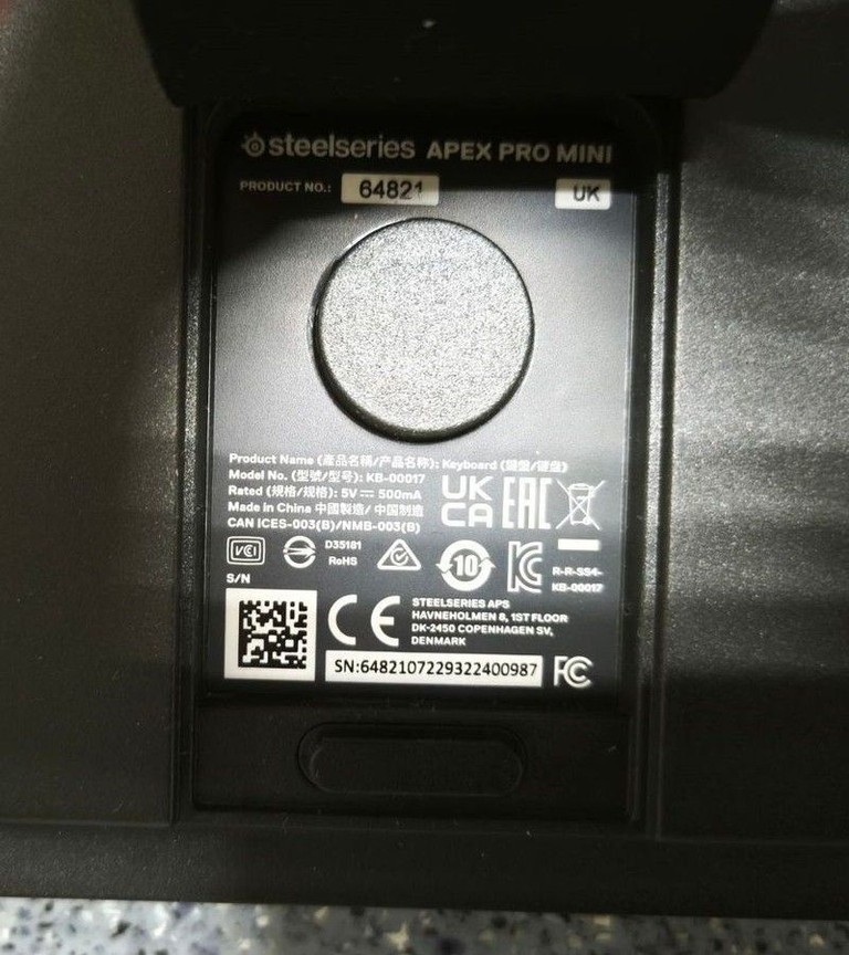 Steelseries apex pro mini usb Код:01-200962513. Зображення 5