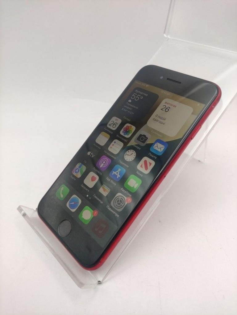 Дешево Apple iPhone SE 2020 128GB Black Slim Box (MHGT3) з ломбарду