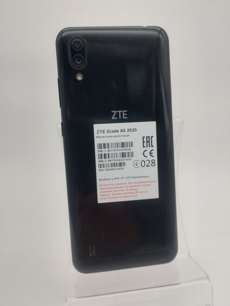 Оголошення Zte Blade A5 2020 2/32GB Blue Б/У