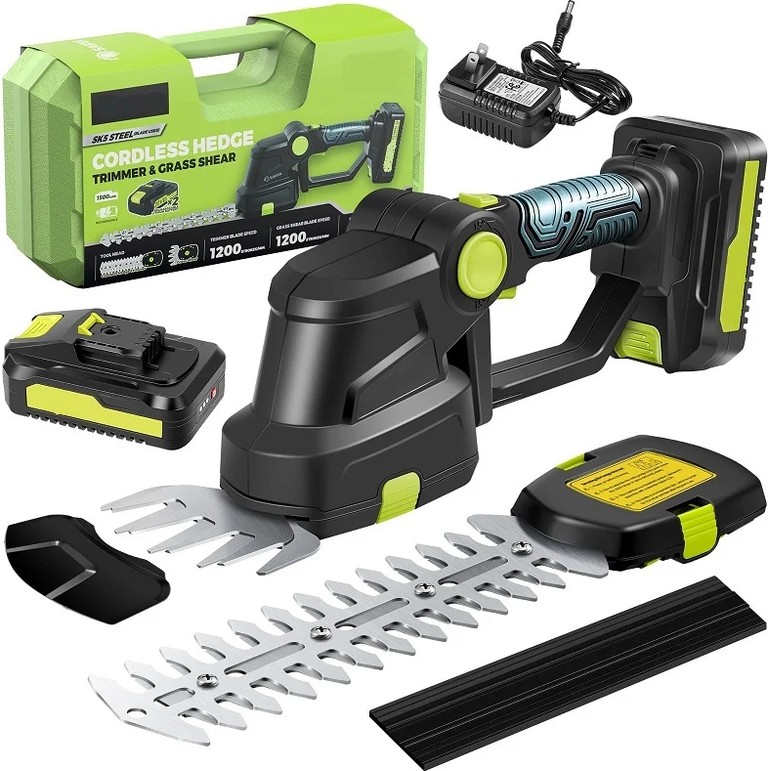 Купити Акумуляторний кущоріз KRAFFTEC Saker Trimmer and Grass shear 36V 2АКБ / ножиці по догляду за садом Б/У