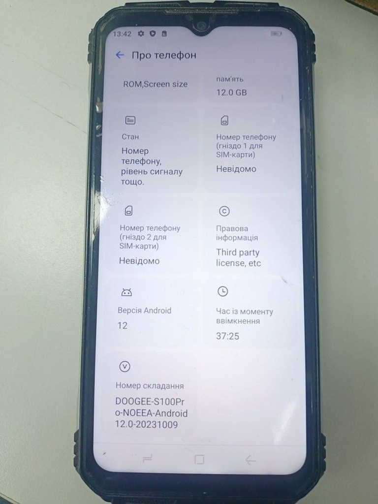 Дешево Doogee s100 pro 12/256gb з ломбарду