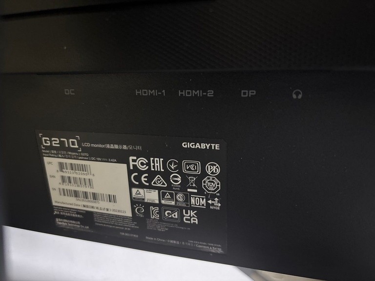 Объявление Gigabyte G27Q Б/У