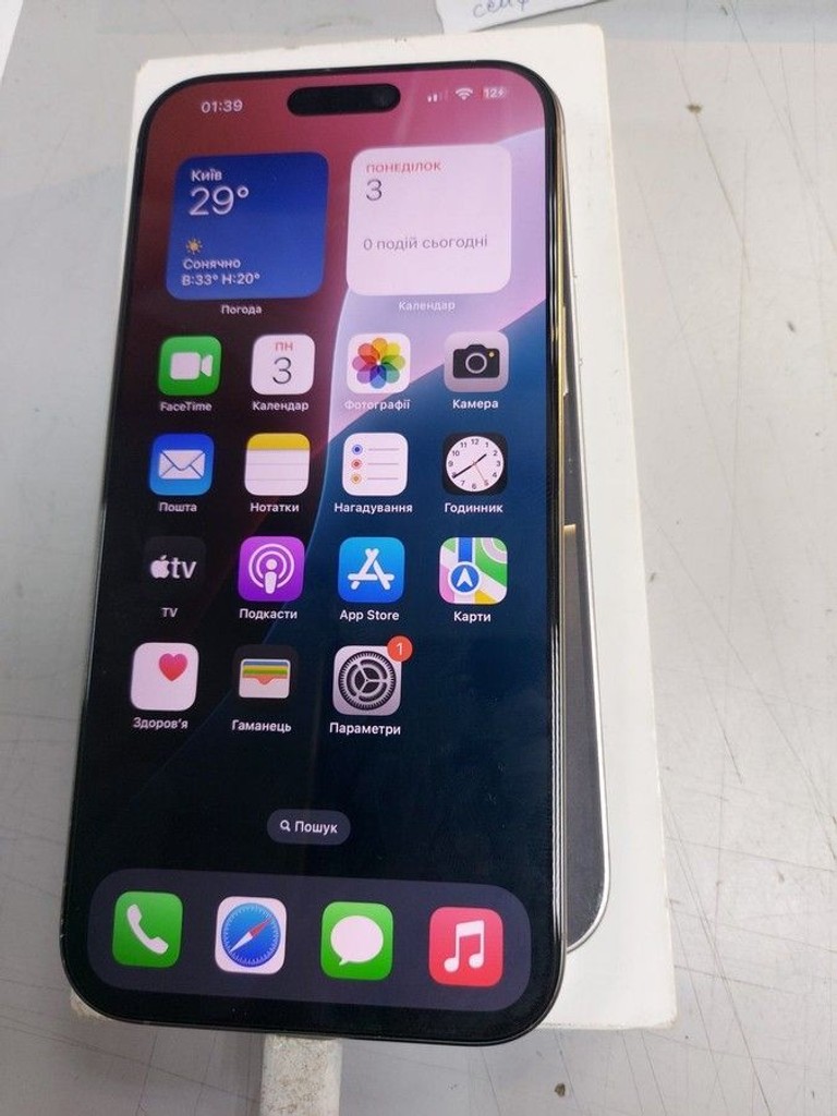Оголошення Apple iphone 16 pro max 256gb Б/У