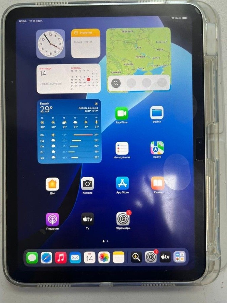 Оголошення Apple ipad 10.9 2022 wi-fi 64gb Б/У