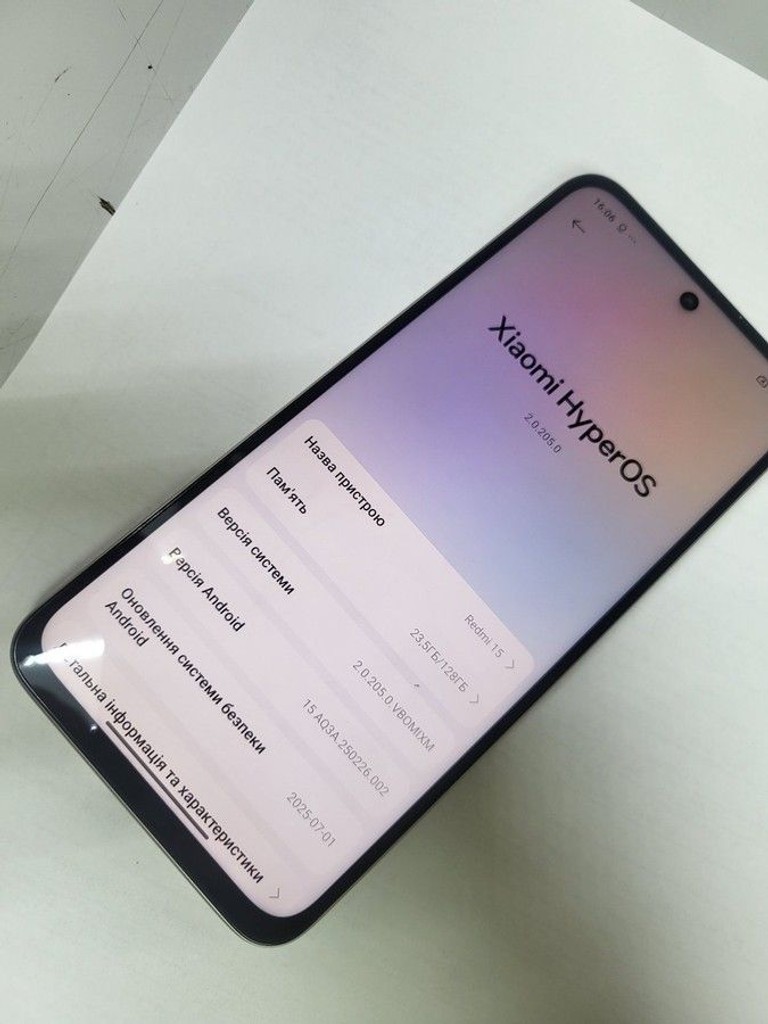 Купити Xiaomi redmi 15 4g 6/128gb Б/У