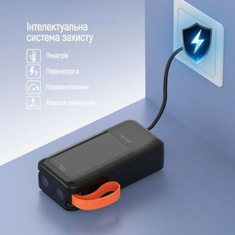 ColorWay 30 000 mAh PowerHub PD/22.5W, QC/4.0, Black Код:null. Зображення 4