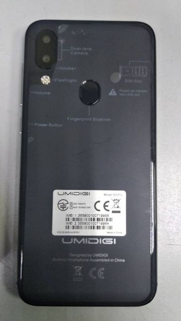 Розпродаж UMIDIGI A3 Pro 3/32GB Black, продавець Техноскарб