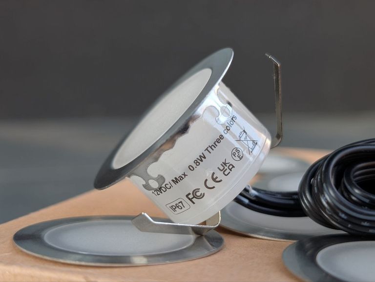 Акція! Комплект світлодіодних палубних світильників з 10 шт., 0,8 Вт, нержавіюча сталь 304, водонепроникний, IP67, вбудований св Код:null. Изображение 4