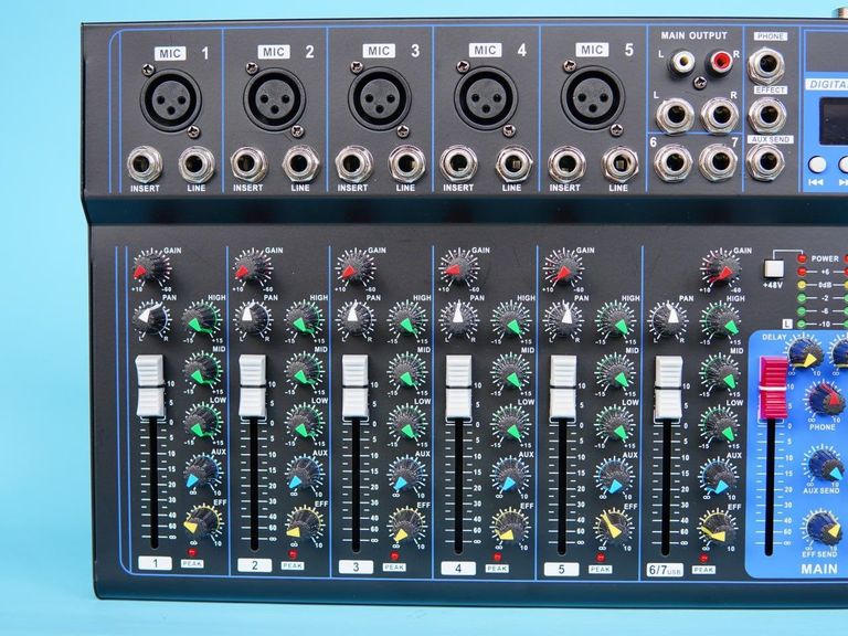 Недорого Новий! Мікшер, dj пульт. Professional. 7 канальний. Код:null. Изображение 7