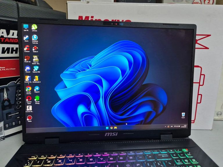 Купить Msi 17/core ultra 9 185h s1 ddr5/32gb ddr5/ssd 1000 gb/geforce rtx4070 8gb Б/У