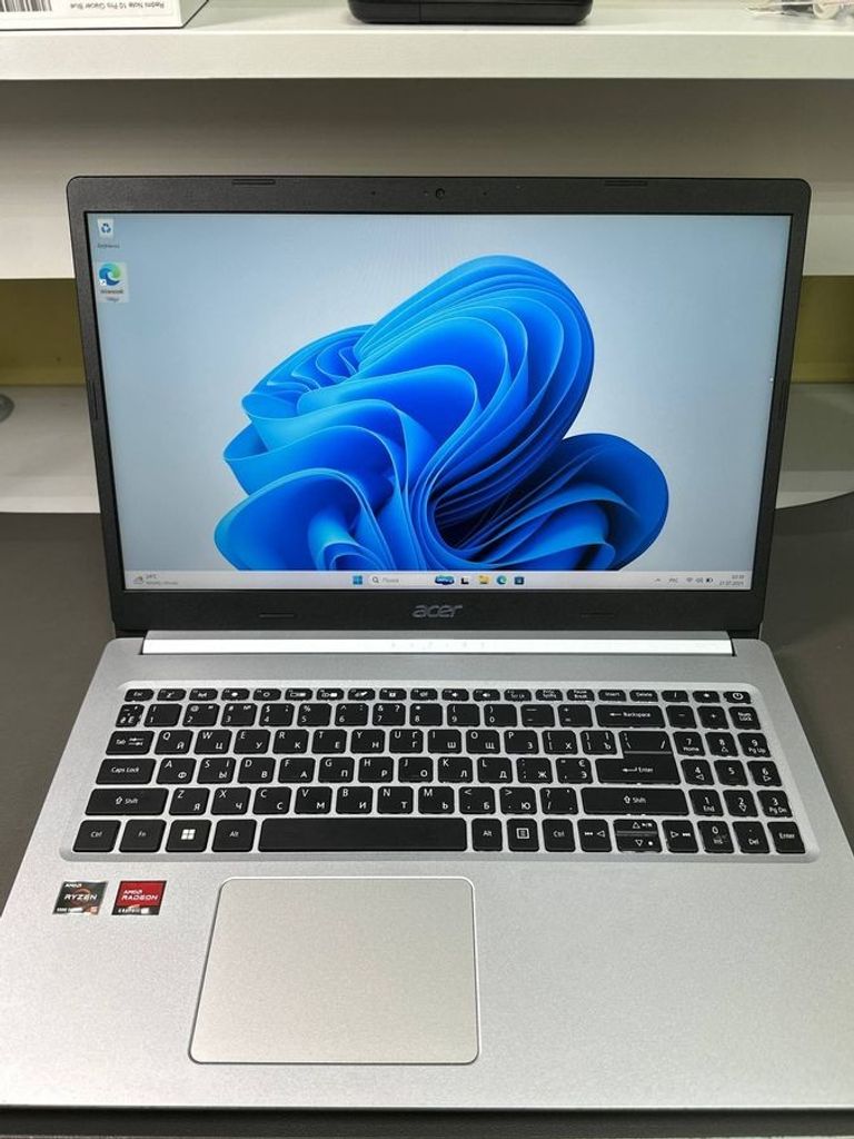 Купить Acer 15/ryzen 5 5500u ddr4/8gb ddr4/hdd *відсутній/ssd 512 gb/radeon rx640 2gb Б/У