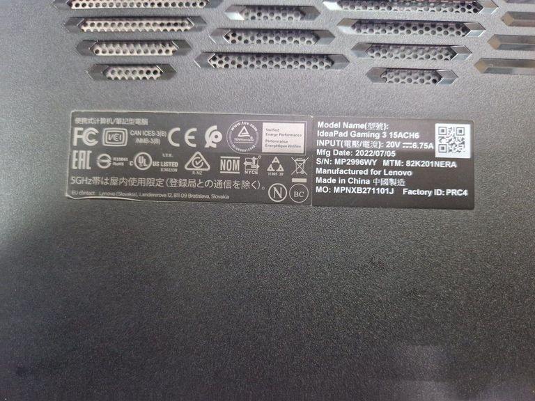 Lenovo 15/ryzen 5 5600h ddr4/16gb ddr4/hdd *відсутній/ssd 640 gb/geforce rtx3050 4gb Код:01-200745219. Зображення 7