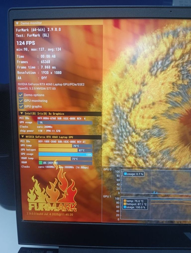 Hp 15/core i7-13700h ddr5/32gb ddr5/ssd 1000 gb/geforce rtx4060 8gb Код:01-200770611. Зображення 6