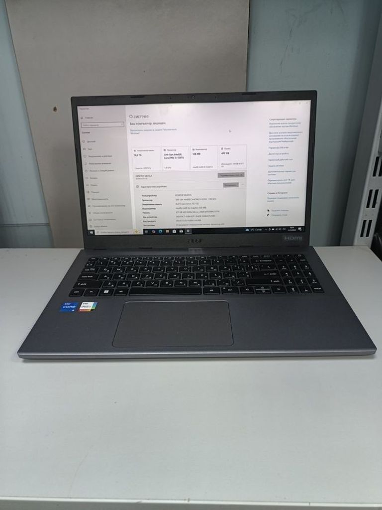 Купить Acer 15/core i5-1235u ddr5/16gb ddr4/hdd *відсутній/ssd 512 gb/*інтегрована Б/У