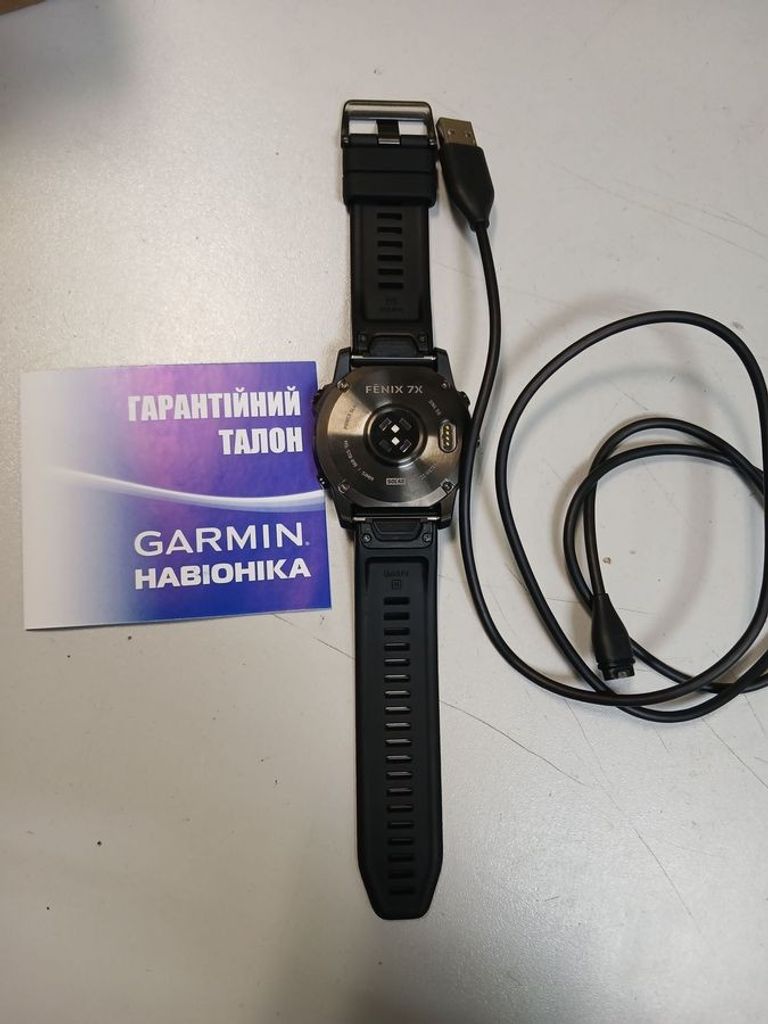 Garmin fenix 7x solar slate Код:01-200821054. Зображення 5
