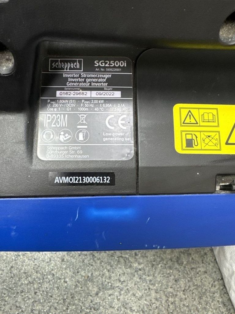 Купить Scheppach sg 2500i Б/У