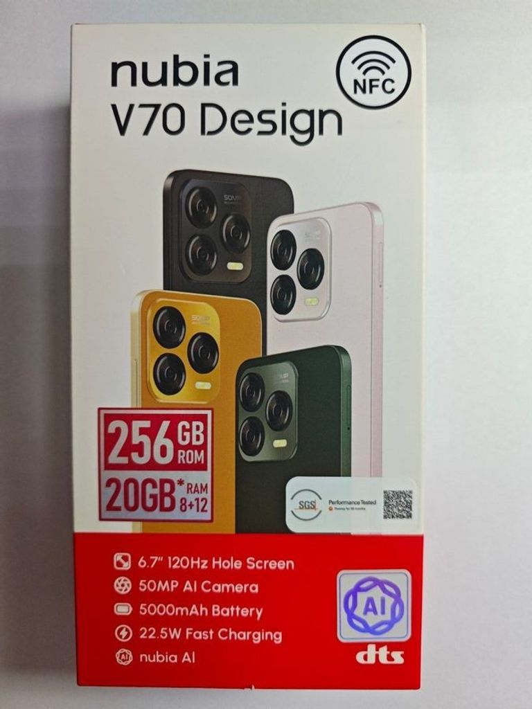 Zte Nubia V70 Design 8/256GB Gray Код:01-200835278. Зображення 10