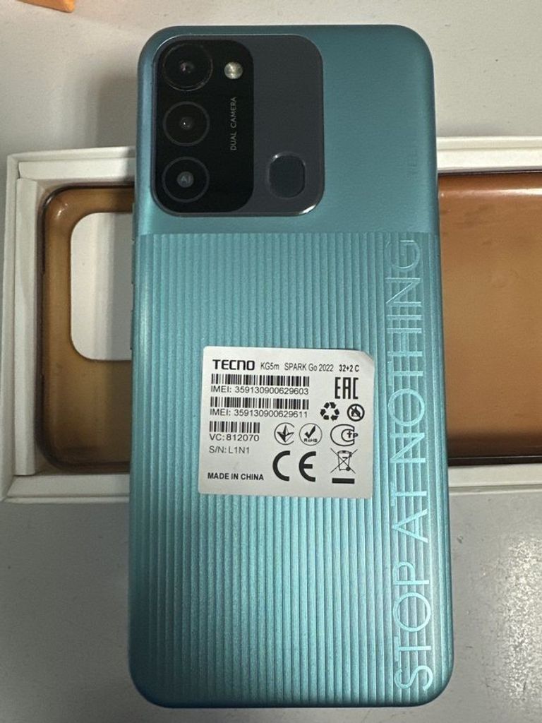 Оголошення Tecno spark go 2022 kg5m 2/32gb Б/У