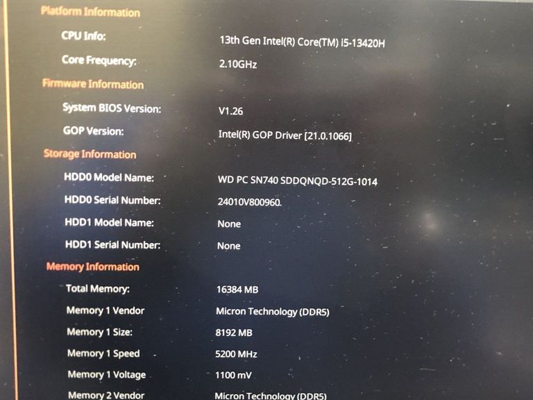 Дешиво Acer 15/core i5-13420h ddr5/16gb ddr5/ssd 512 gb/geforce rtx2050 4gb с ломбарда