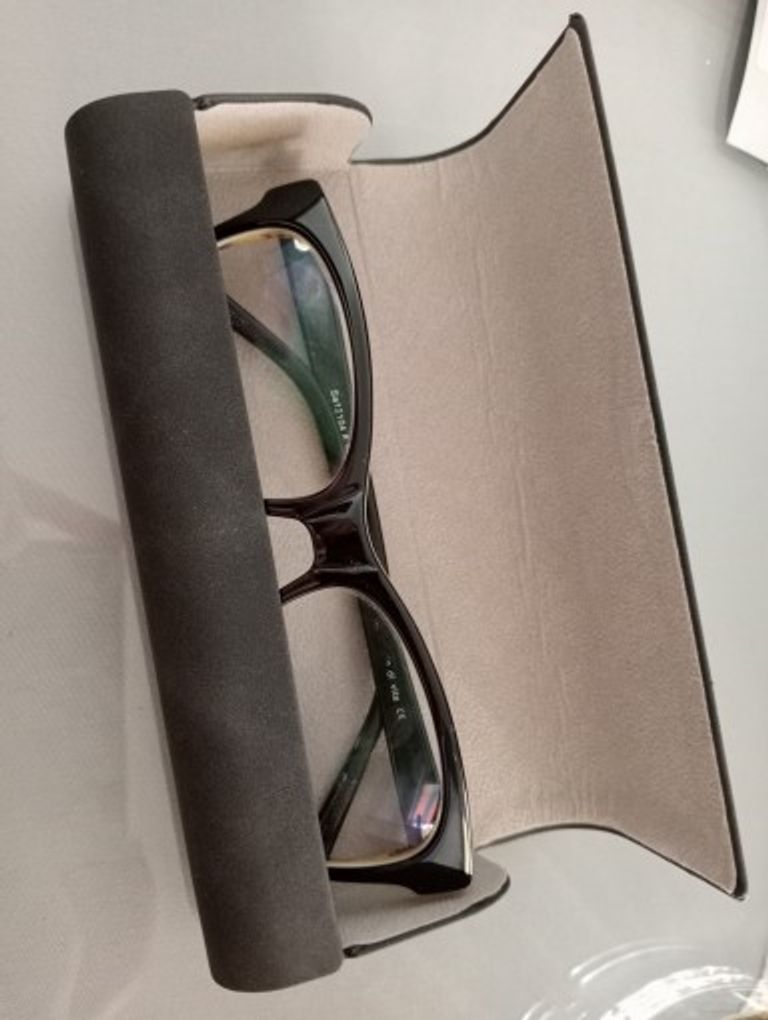 Spectacle case із штучної  шкіри, матовий чорний колір! Код:null. Изображение 4