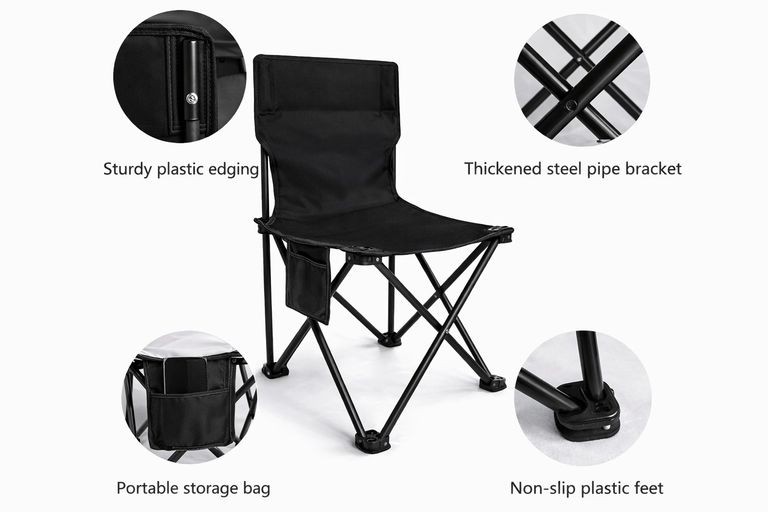 Купити Chair для кемпінгу 42х41х72 см з кишенею Б/У