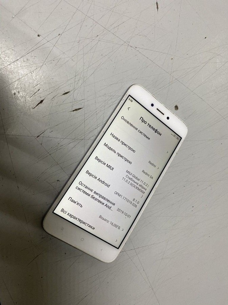 Объявление Xiaomi Redmi 5A 2/16GB Gray Б/У