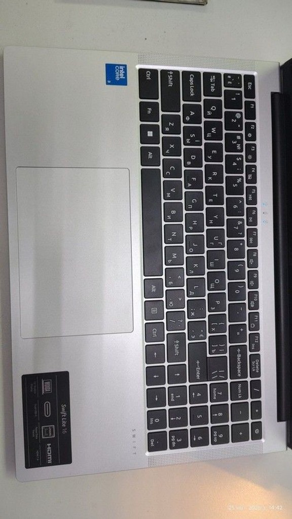 Дешево Acer 15/core 3 n355 ddr4/8gb ddr4/hdd *відсутній/ssd 512 gb/*інтегрована з ломбарду