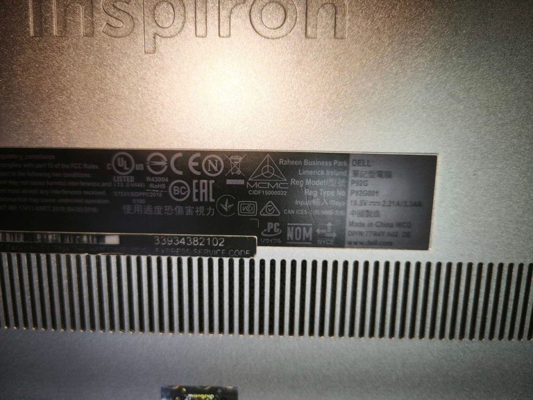 Dell 14/core i5 8265u ddr4/8gb ddr4/hdd *відсутній/ssd 128 gb/*інтегрована Код:01-200998979. Зображення 12