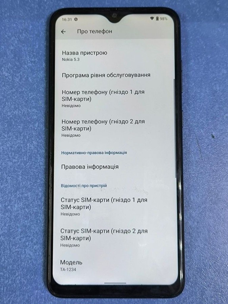 Nokia 5.3 ta-1234 4/64gb Код:01-201001232. Зображення 7