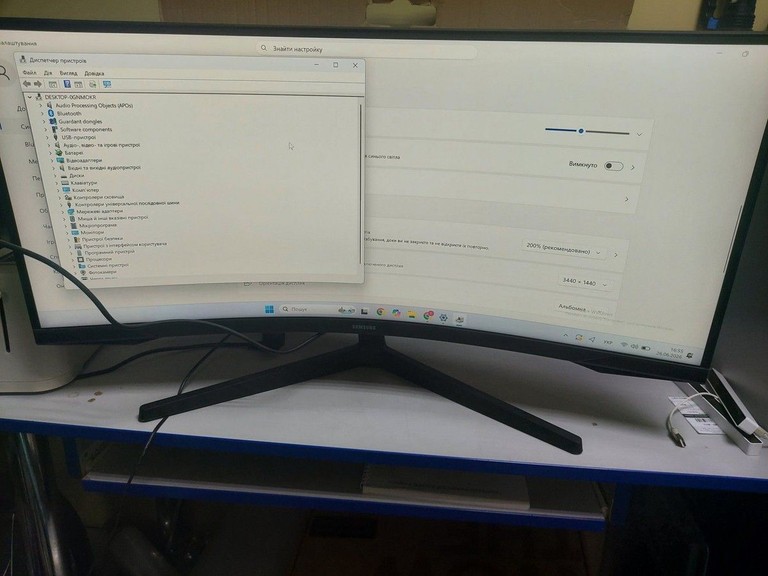 Оголошення Samsung odyssey g5 c34g55tw Б/У