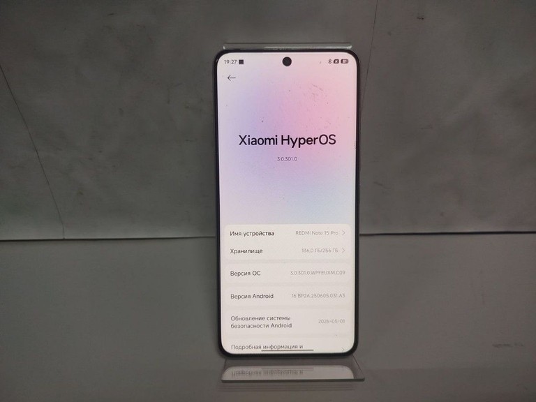 Объявление Xiaomi Redmi Note 15 Pro 4G 8/256GB Glacier Blue Б/У