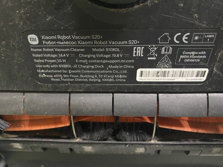 Xiaomi Robot Vacuum S20+ Black Код:01-201068716. Зображення 5