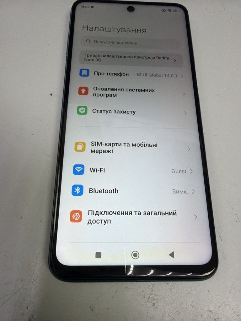 Оголошення Xiaomi Redmi Note 9S 4/64GB Blue Б/У
