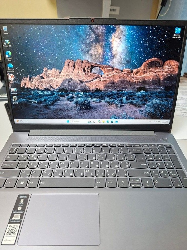 Купити Lenovo 15/ryzen 5 7520u ddr5/16gb ddr5/hdd *відсутній/ssd 512 gb/*інтегрована Б/У