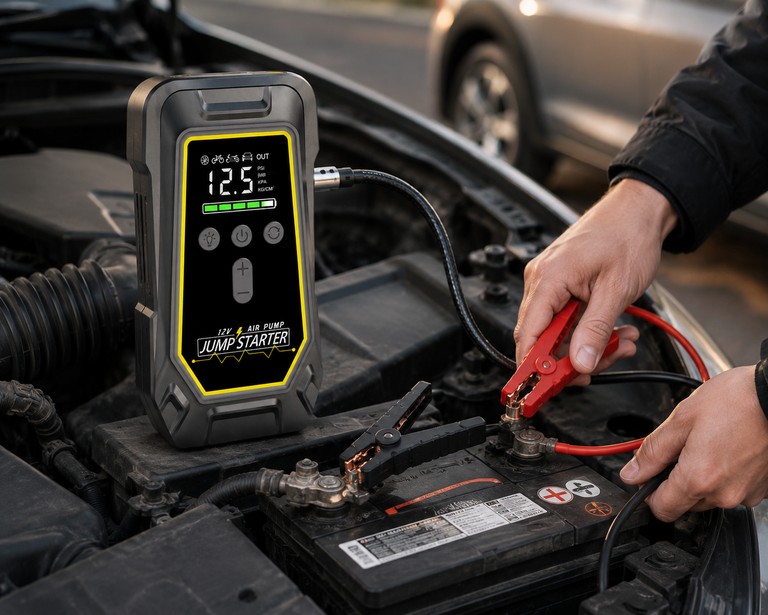 Оголошення K5 з компресором 150 PSI, Power Bank та LED-ліхтарем Б/У