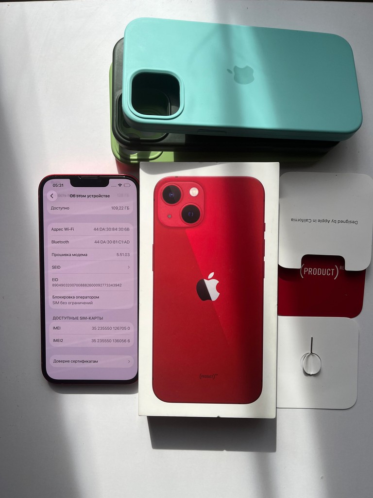 Дешево Apple iPhone 13 128GB PRODUCT RED (MLPJ3) з ломбарду