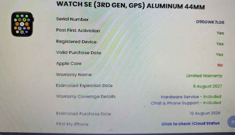 Розпродаж Apple watch se 3 gps 44mm alu. case, продавець Техноскарб