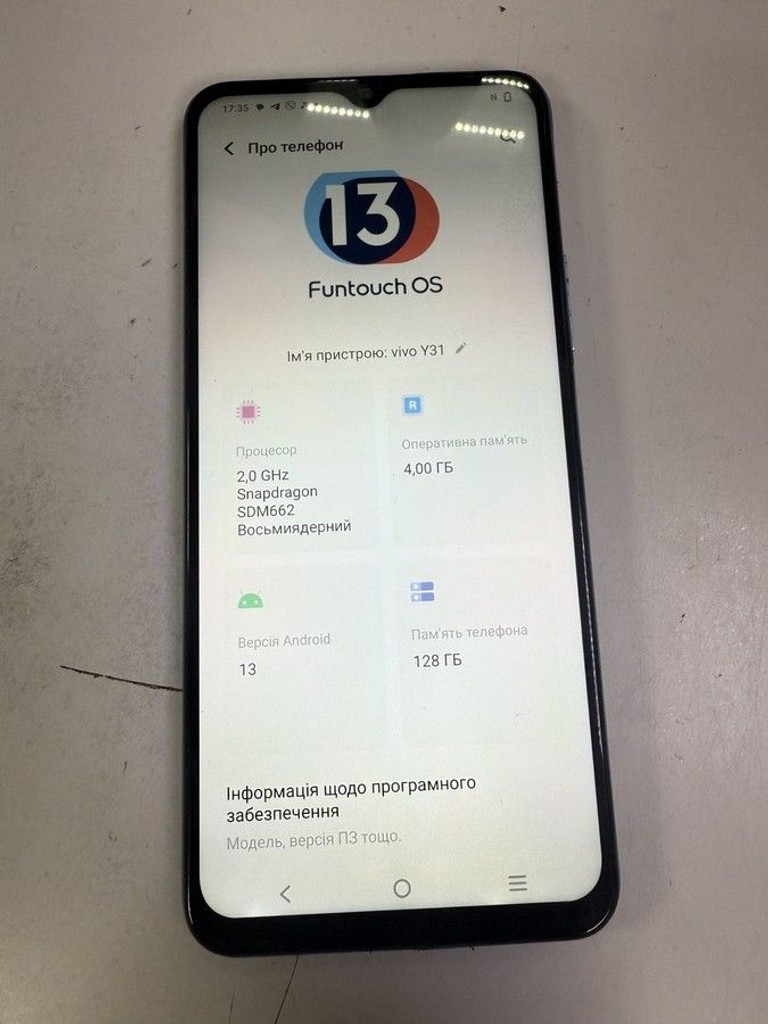 Дешево Vivo y31 4/128gb з ломбарду